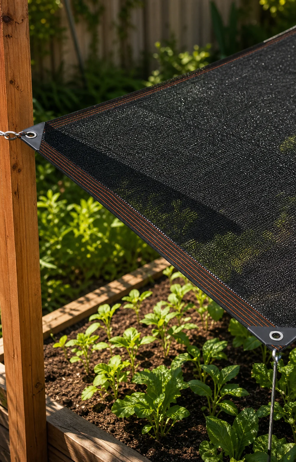 winemana 10x20ft Shade Cloth 90% UV Mesh Tarp Dog Kennel Cover Sun Shade