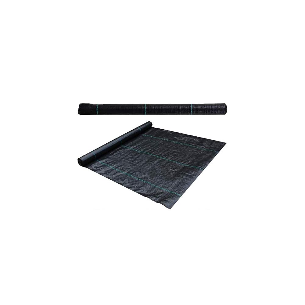 winemana 5 Ounce Weed Barrier Control Fabric Ground Cover Membrane, Professional Woven and Non-Woven Landscape Blocking Fabric, Eco-Friendly Blocker Fabric (3 FT x 100 FT)
