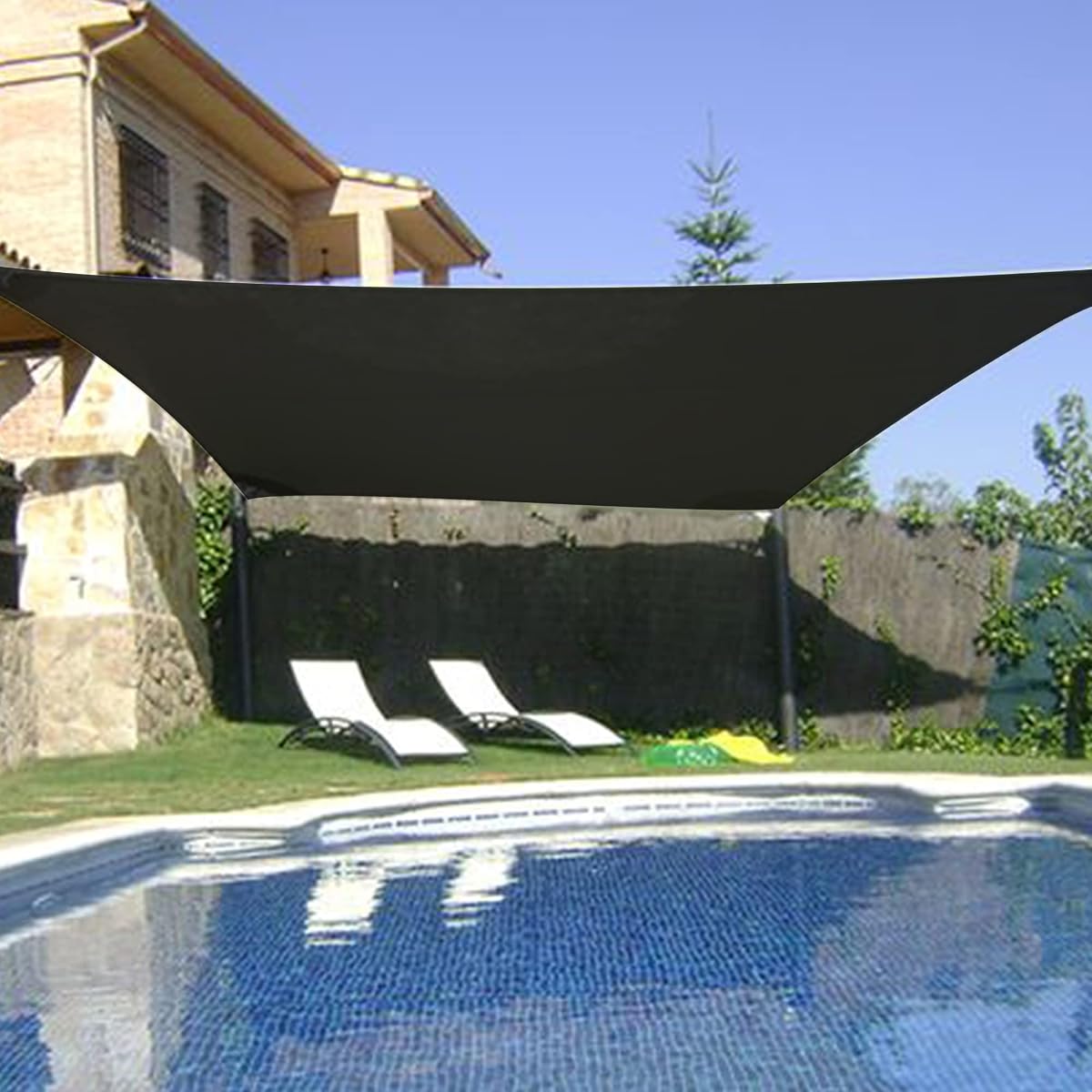winemana 90% Shade Cloth, Dog Kennel Shade Cover, 6.5 x 20 FT Sturdy Durable Sunblock Shade Mesh Tarp with Grommets for Patio Plants Greenhouse Chicken Coop Porch - imagen de detalle 3