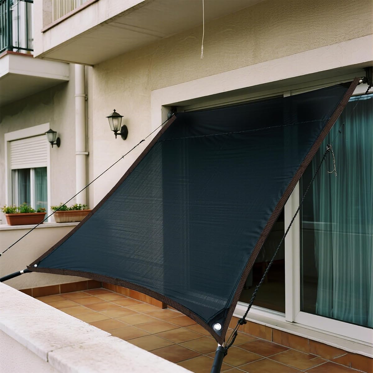 winemana 90% Shade Cloth for Garden- 4x10 FT Breathable Mesh Tarp for Vegetables & Plants, Outdoor Patio Sun Shade with Grommets - Chicken Coop, Dog Kennel Cover - imagem de detalhe 5