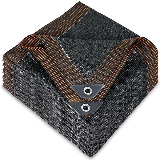 winemana 10x20 FT Garden Shade Cloth Black Mesh Tarp with Grommets