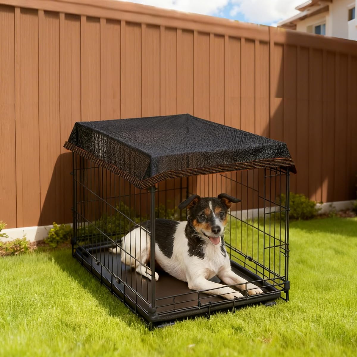 winemana 90% Shade Cloth for Garden- 4x6 FT Breathable Mesh Tarp for Vegetables & Plants, Outdoor Patio Sun Shade with Grommets - Chicken Coop, Dog Kennel Cover - imagem de detalhe 5
