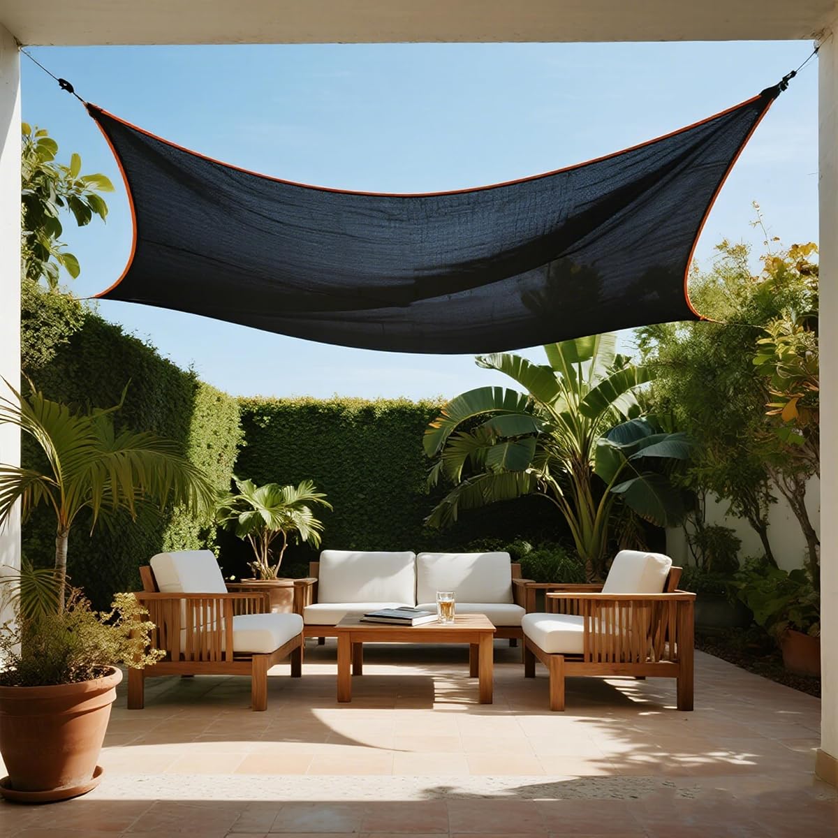 winemana 50% Shade Cloth for Garden-10x20 FT Breathable Mesh Tarp Sun Shade - imagem de detalhe 4