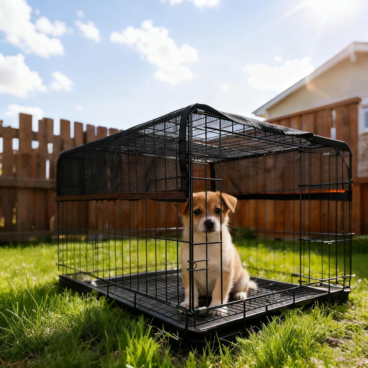 winemana 90% Shade Cloth for Garden- 5x6 FT Breathable Mesh Tarp for Vegetables & Plants, Outdoor Patio Sun Shade with Grommets - Chicken Coop, Dog Kennel Cover - imagem de detalhe 4