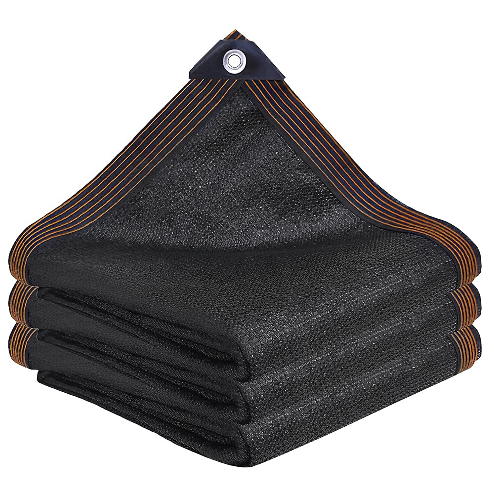 winemana Black Shade Cloth 40%, 5x8 FT Mesh Tarp - Garden Shade for Greenhouse, Patio, Vegetables, Plants Cover and Chicken Coops, Sun Shade Net for Outdoor Protection with Reinforced Grommets