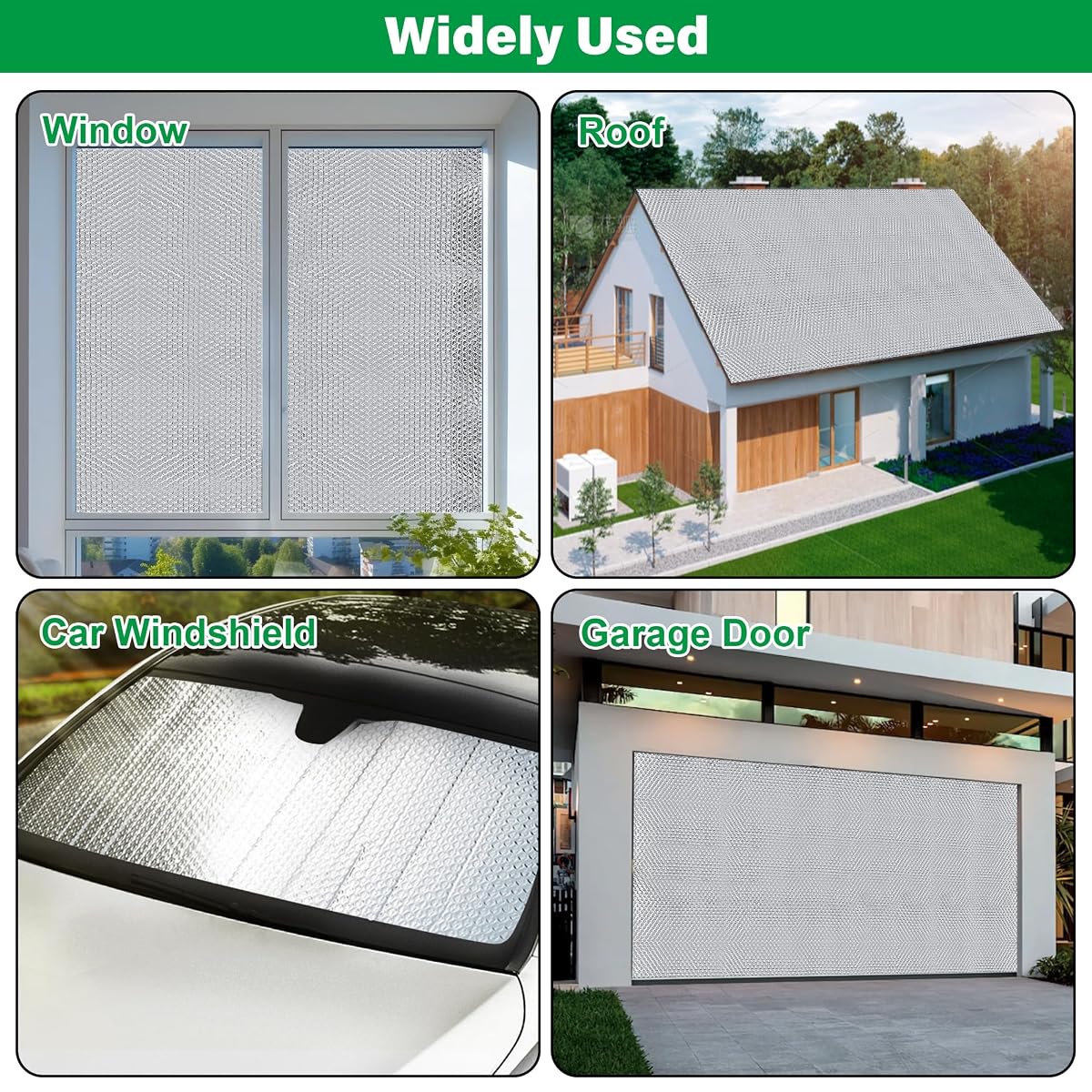 winemana 48IN x 10FT Window Insulation Roll, Reflective Window Heat Blocker - imagem de detalhe 3