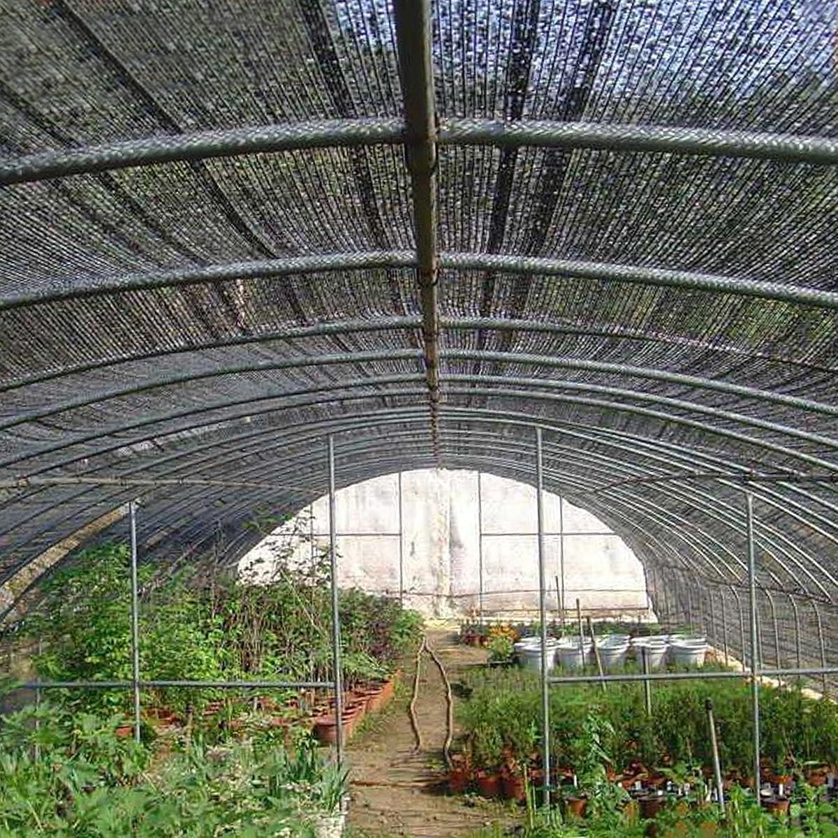 winemana 50% Black Shade Cloth, 20 x 48 FT Durable Mesh Tarp with Grommets, Garden Sunblock Shade Cloth Shading Antifreezing for Plants Cover, Greenhouse, Barns Kennel, Patio, Tomatoes - imagem de detalhe 6