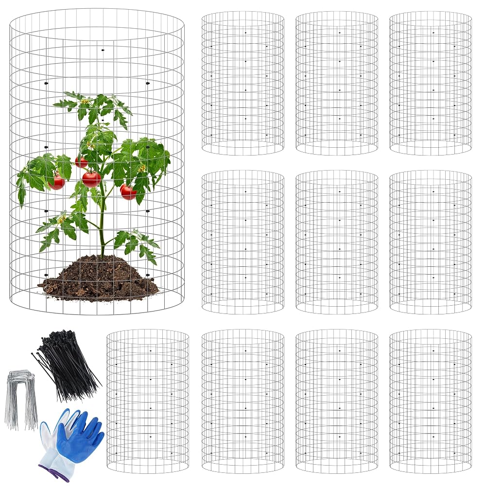 winemana 12 Set Plant Protectors from Animals, Plant Cages for Outdoor